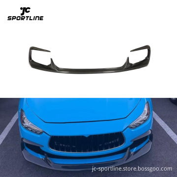 Carbon Fiber Front Lip Spoiler for Maserati Ghibli 4-Door 2014-2016